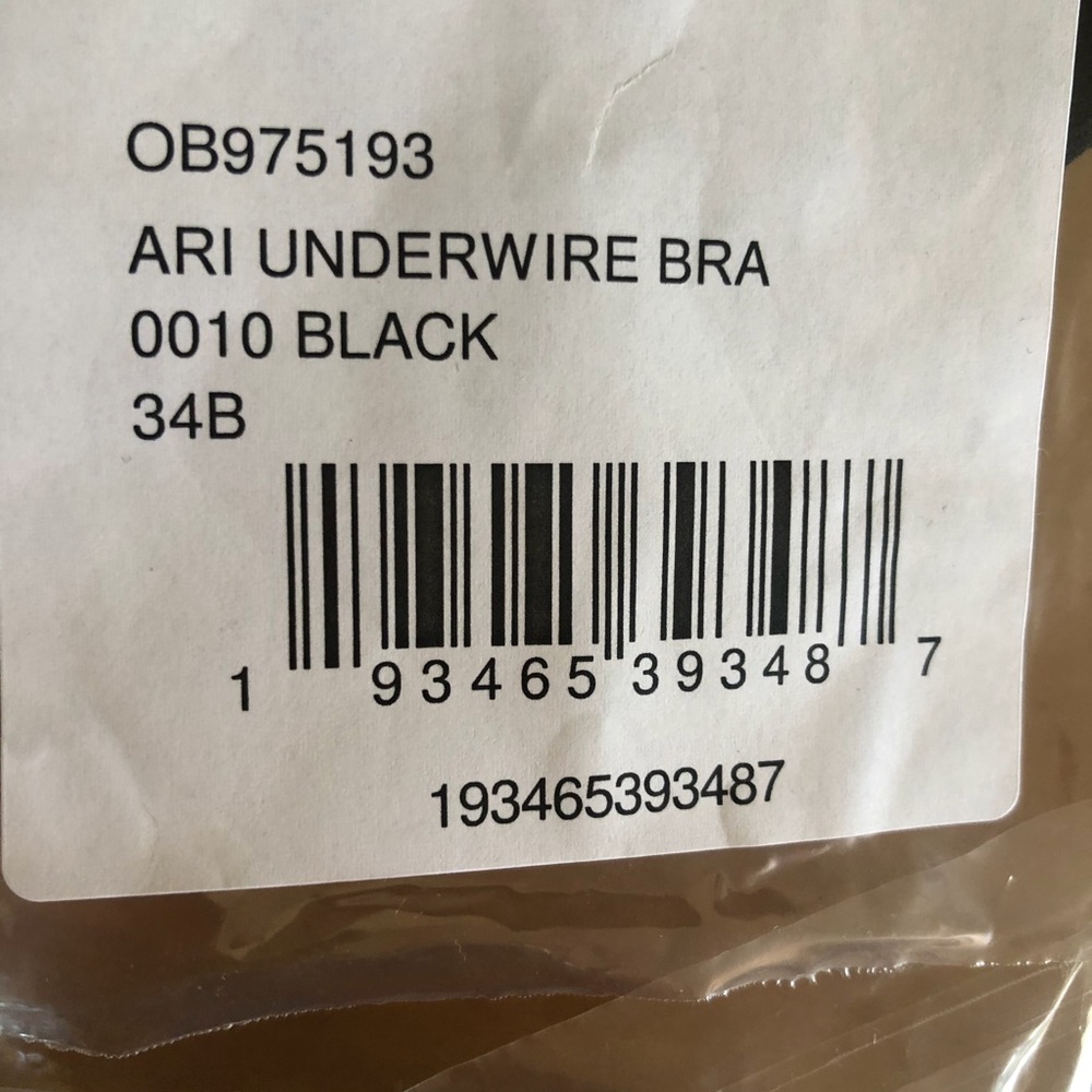 🔥2for$40🔥 FREE PEOPLE ARI UNDERWIRE BLACK BRA - Picture 12 of 13